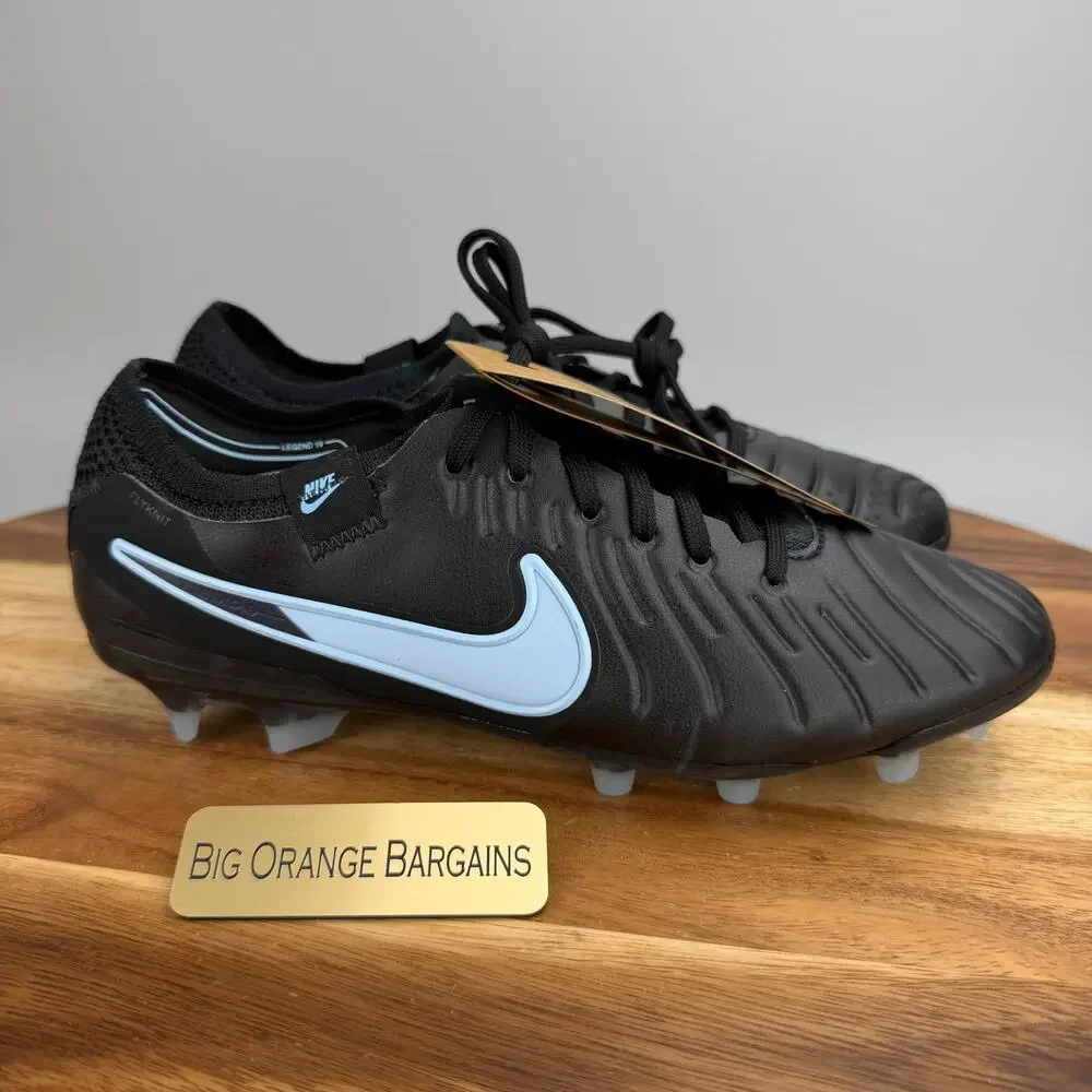 Nike Tiempo Legend 10 Elite FG 'Black Blue' DV4328-003 Men’s 5.5 Women's 7 + Bag